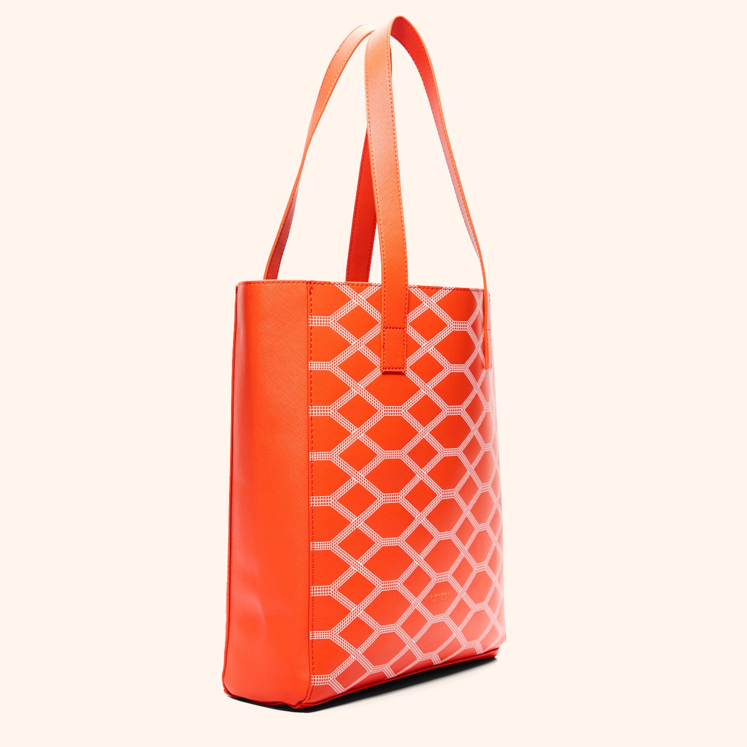 Red LE BON MARCHÉ RIVE GAUCHE Bag Noel紙袋 Shopping bag escalator pattern | LE BON MARCHÉ RIVE GAUCHE